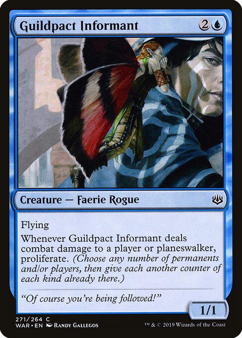 Guildpact Informant — War of the Spark #271, art by Randy Gallegos