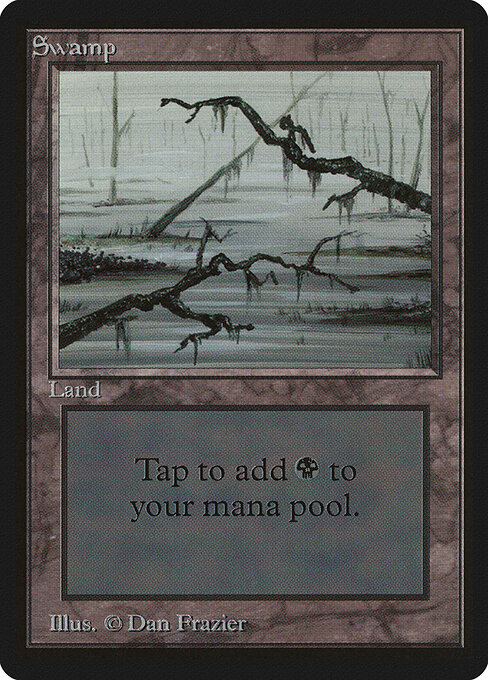 Swamp — Limited Edition Beta #296, art by Dan Frazier