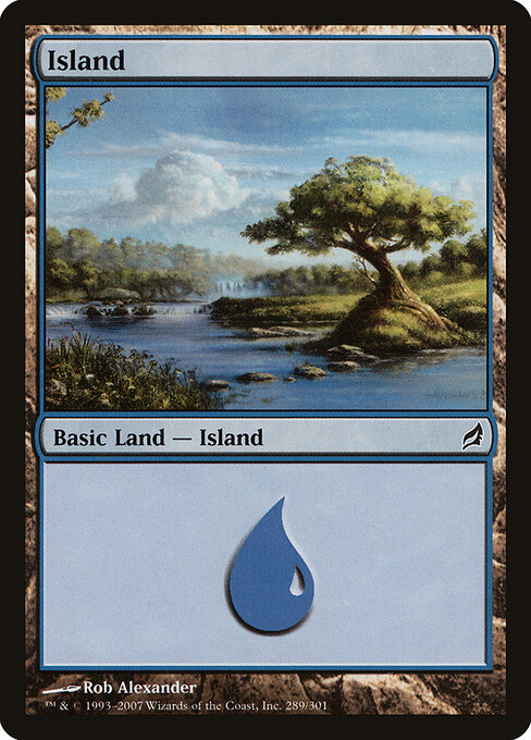 Island — Lorwyn #289, art by Rob Alexander