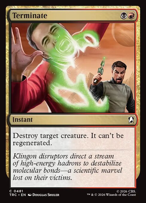 Terminate