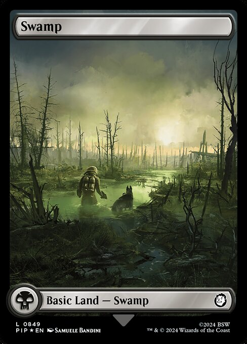 Swamp — Fallout #849, art by Samuele Bandini