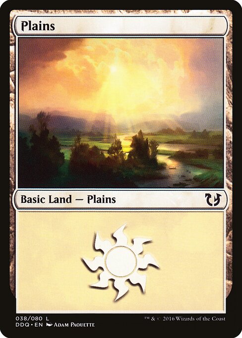 Plains — Duel Decks: Blessed vs. Cursed #38, art by Adam Paquette