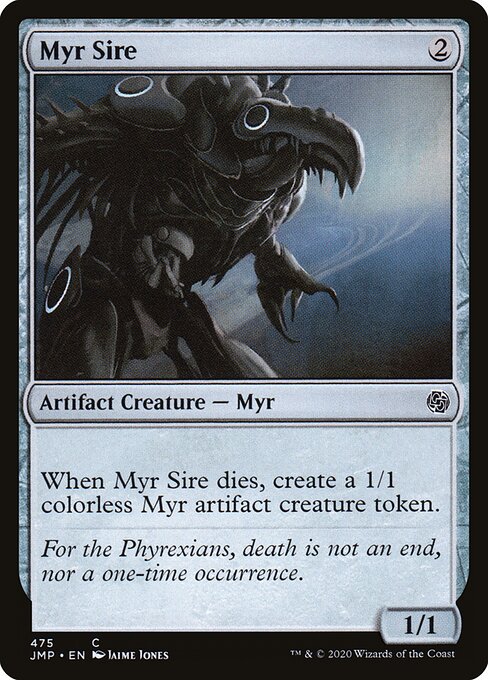 Myr Sire — Jumpstart #475, art by Jaime Jones