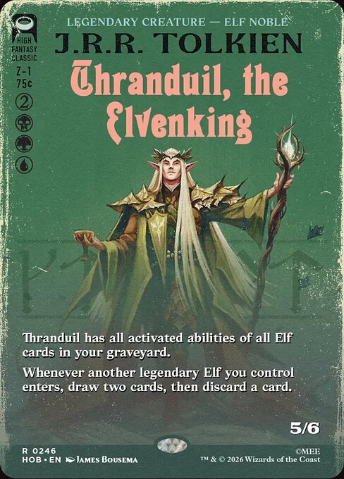 Thranduil, the Elvenking — The Hobbit #246, art by James Bousema