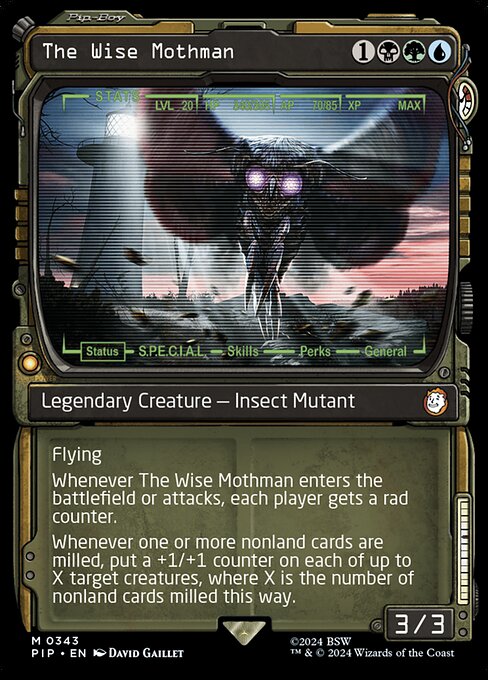 The Wise Mothman — Fallout #343, art by David Gaillet