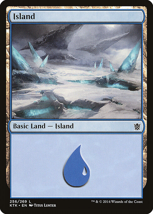 Island — Khans of Tarkir #256, art by Titus Lunter