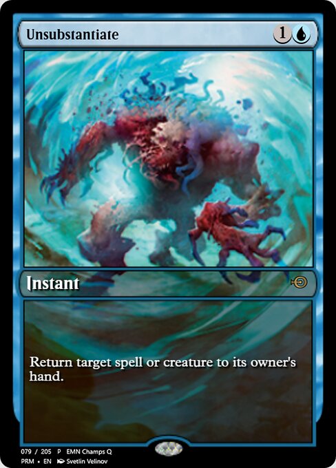 Unsubstantiate — Magic Online Promos #61557, art by Svetlin Velinov