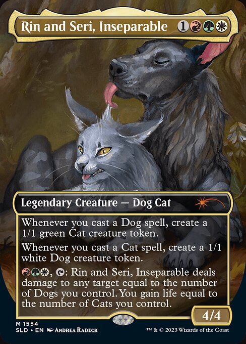 Rin and Seri, Inseparable — Secret Lair Drop #1554, art by Andrea Radeck
