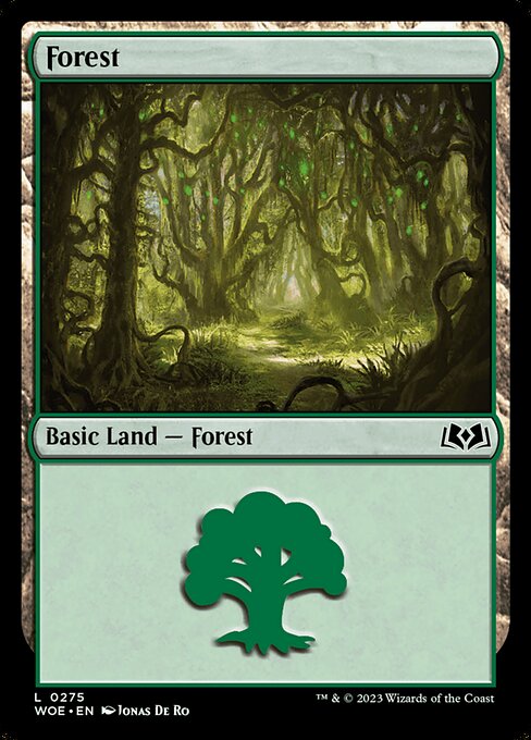 Forest — Wilds of Eldraine #275, art by Jonas De Ro