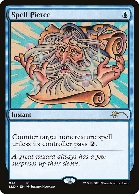 Spell Pierce — Secret Lair Drop #41, art by Joshua Howard