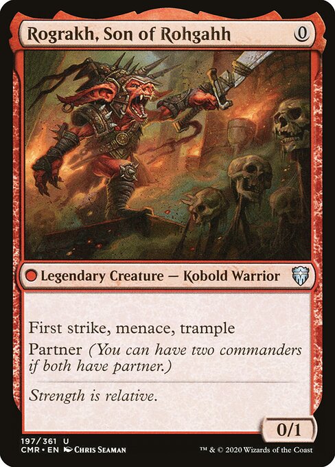 Rograkh, Son of Rohgahh — Commander Legends #197, art by Chris Seaman