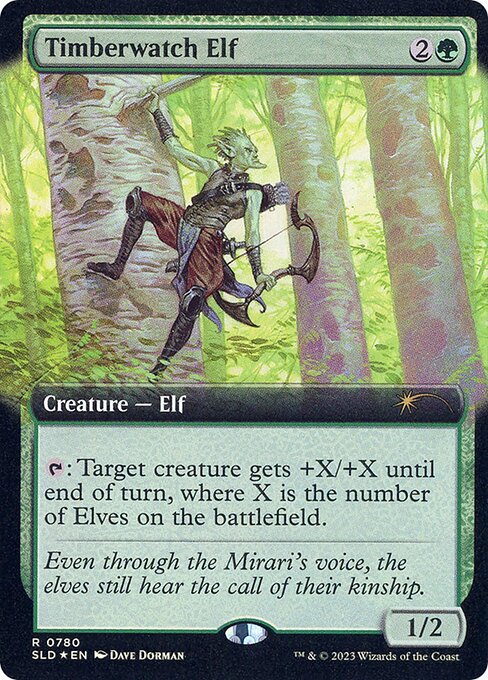 Timberwatch Elf — Secret Lair Drop #780, art by Dave Dorman