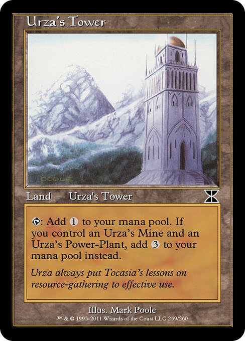 Urza's Tower — Masters Edition IV #259c, art by Mark Poole