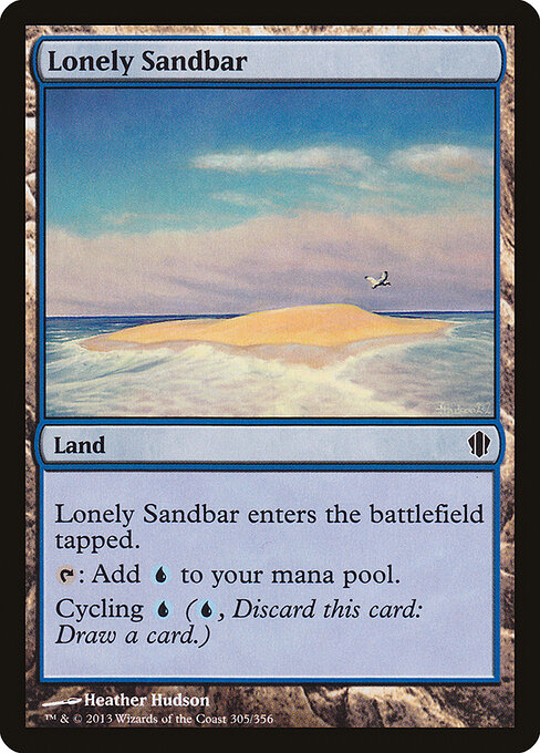 Lonely Sandbar — Commander 2013 #305, art by Heather Hudson