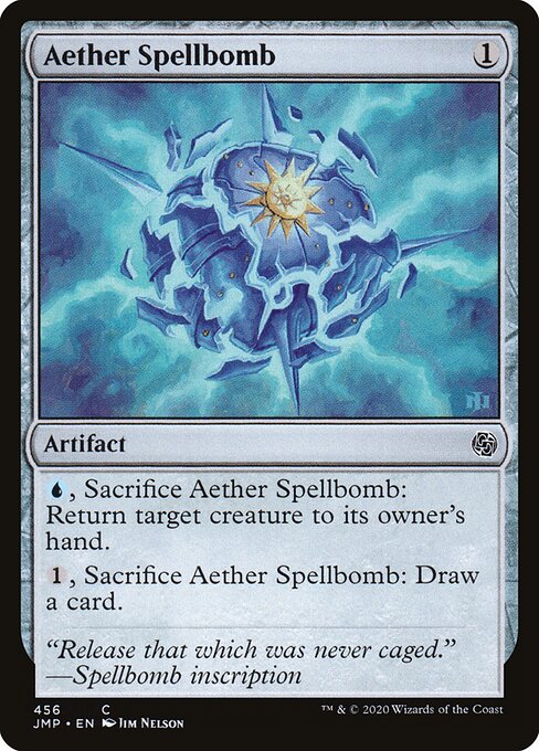 Aether Spellbomb — Jumpstart #456, art by Jim Nelson