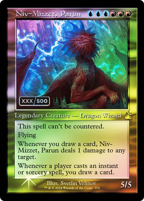 Niv-Mizzet, Parun — Ravnica Remastered #376z, art by Svetlin Velinov