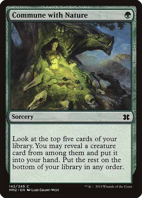 Commune with Nature — Modern Masters 2015 #142, art by Lars Grant-West