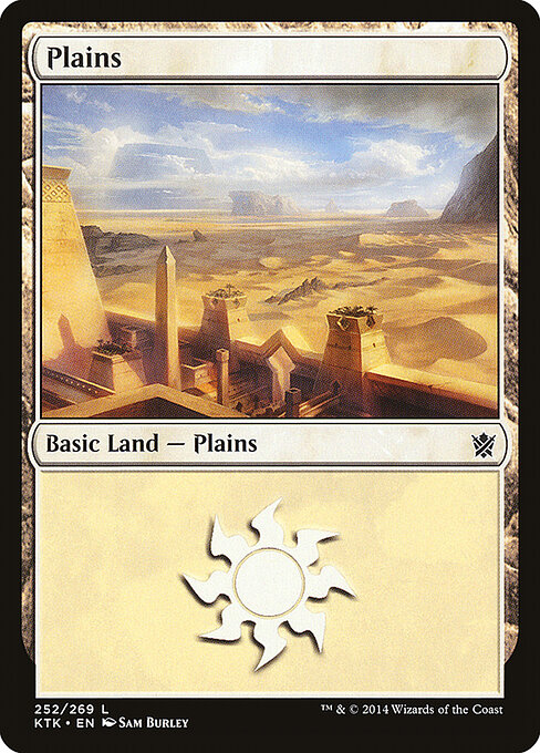 Plains — Khans of Tarkir #252, art by Sam Burley