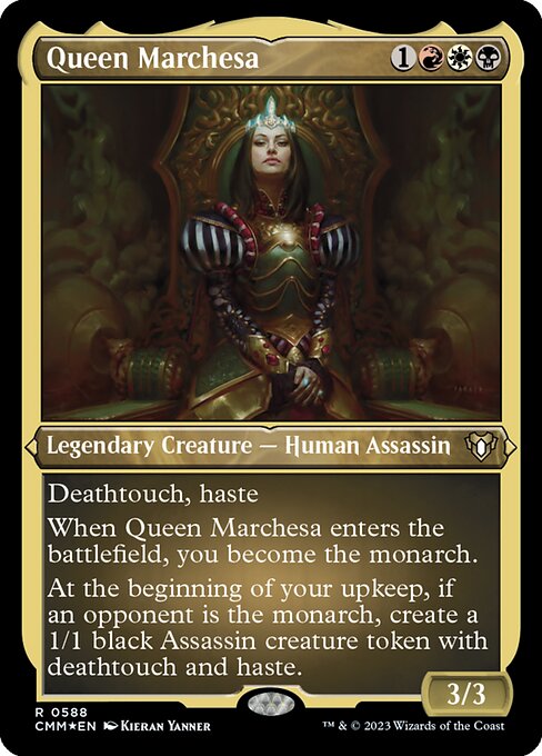 Queen Marchesa — Commander Masters #588, art by Kieran Yanner