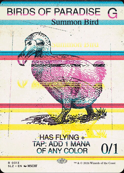 Birds of Paradise — The Zeta Set #313, art by MSCHF