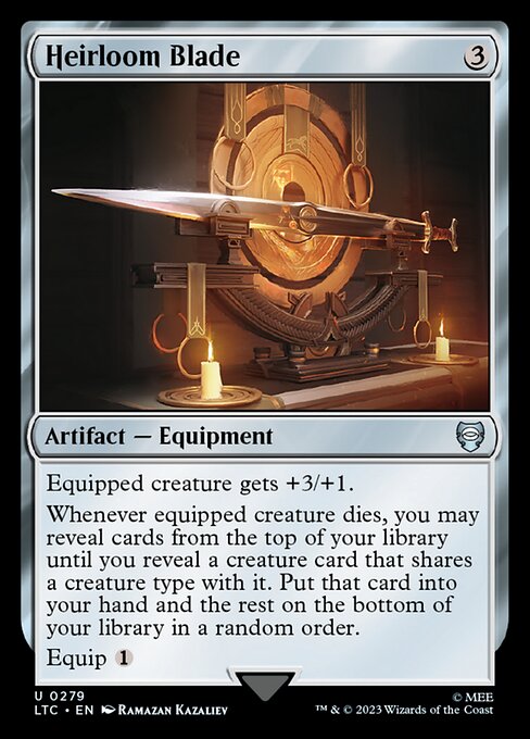 Heirloom Blade — Tales of Middle-earth Commander #279, art by Ramazan Kazaliev