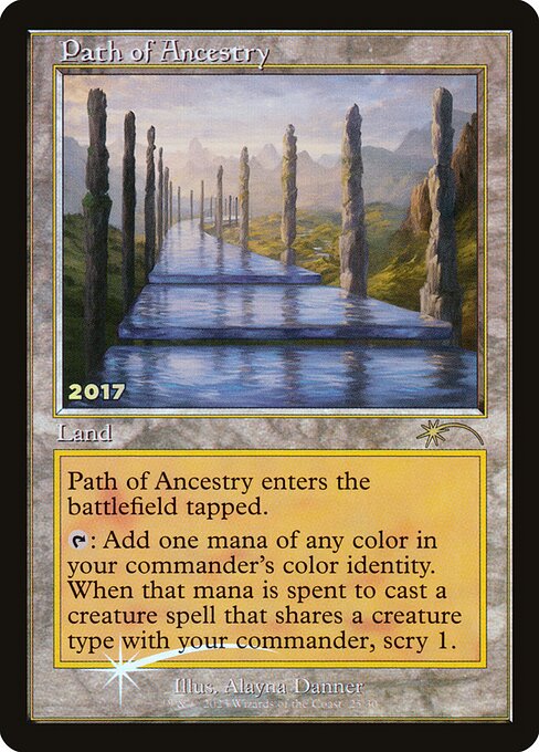 Path of Ancestry — 30th Anniversary Play Promos #25, art by Alayna Danner