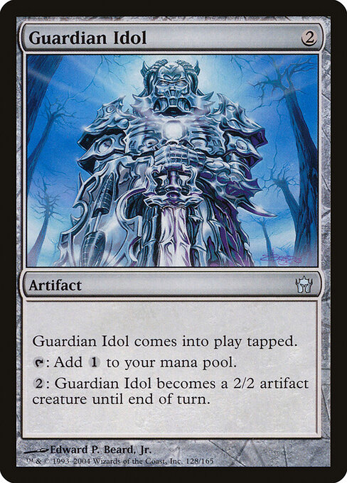 Guardian Idol — Fifth Dawn #128, art by Edward P. Beard, Jr.