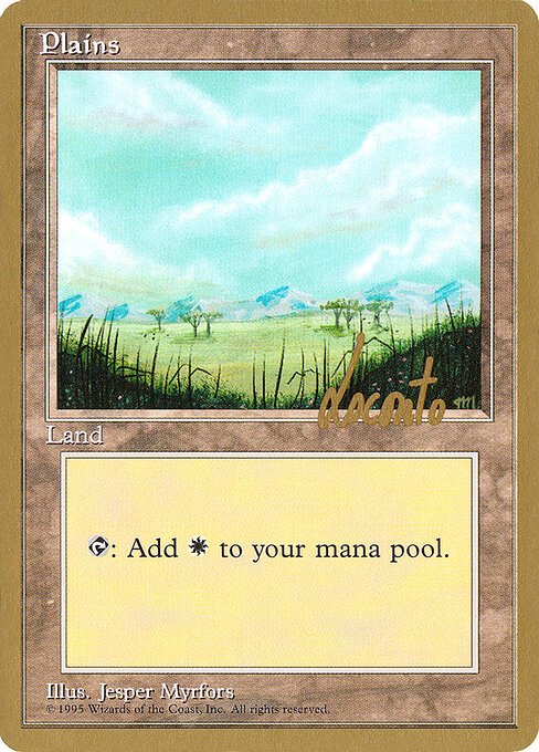 Plains — Pro Tour Collector Set #ml365, art by Jesper Myrfors