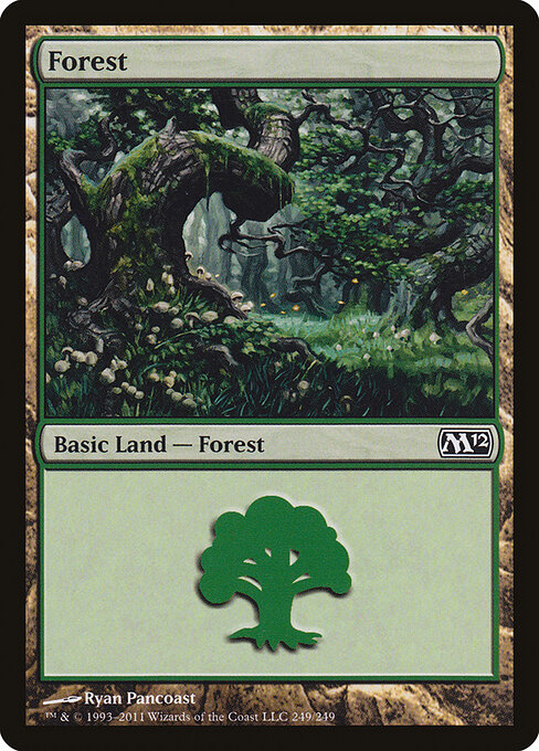 Forest — Magic 2012 #249, art by Ryan Pancoast