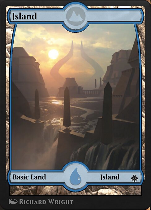 Island — Amonkhet Remastered #308, art by Richard Wright