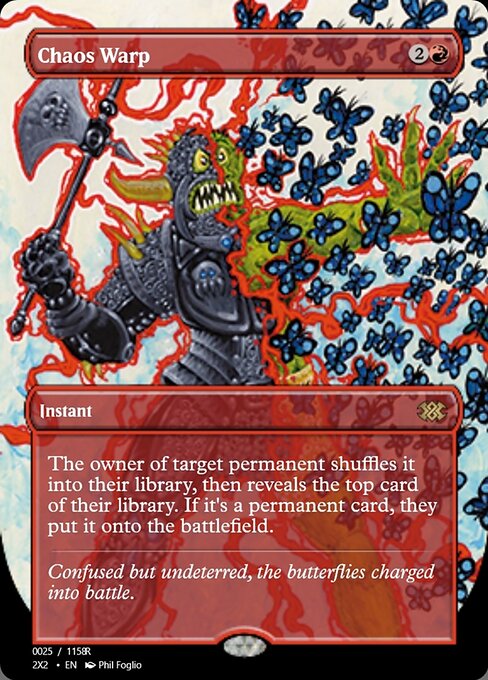 Chaos Warp — Magic Online Promos #102263, art by Phil Foglio
