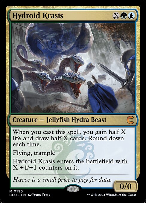 Hydroid Krasis — Ravnica: Clue Edition #195, art by Jason Felix