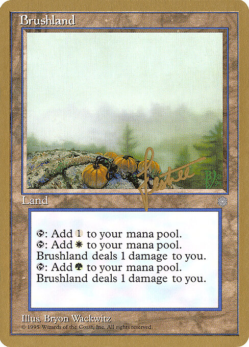 Brushland — Pro Tour Collector Set #bl352, art by Bryon Wackwitz