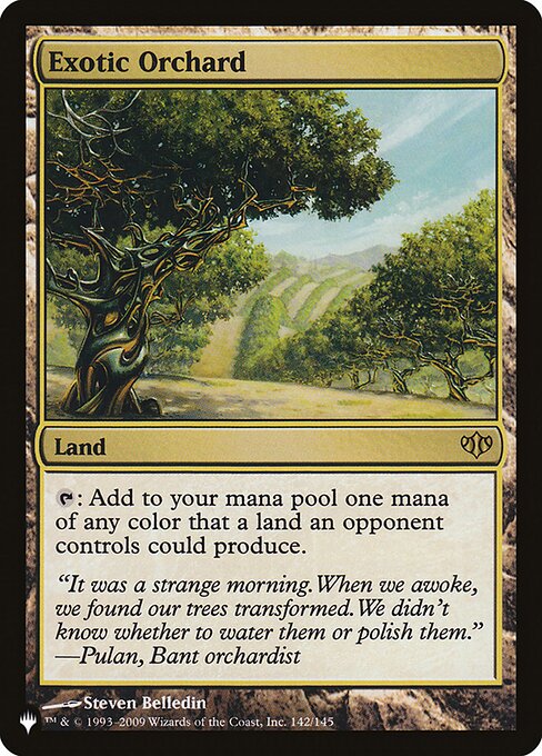 Exotic Orchard — The List #CON-142, art by Steven Belledin