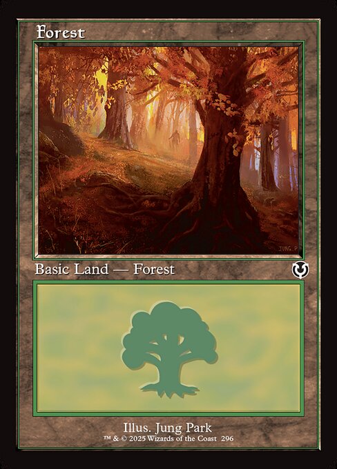Forest — Innistrad Remastered #296, art by Jung Park