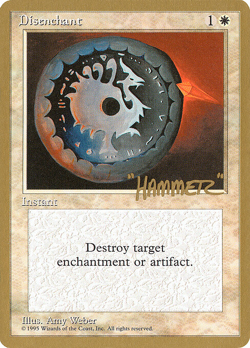 Disenchant — Pro Tour Collector Set #shr22, art by Amy Weber