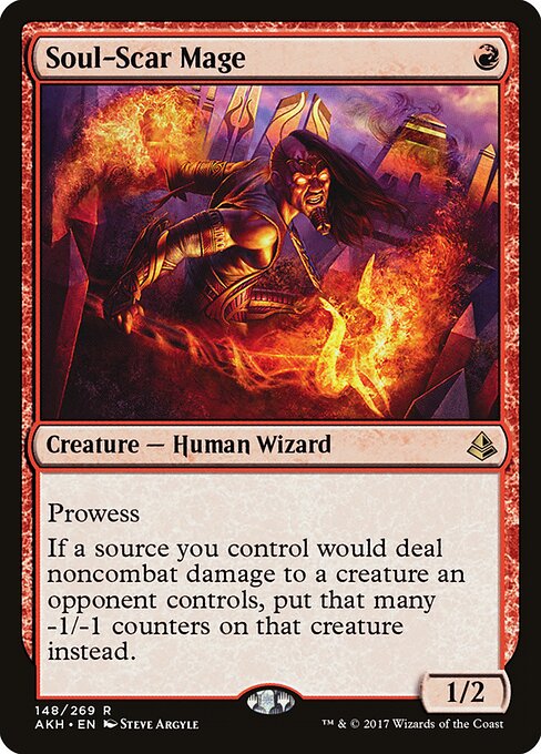 Soul-Scar Mage — Amonkhet #148, art by Steve Argyle