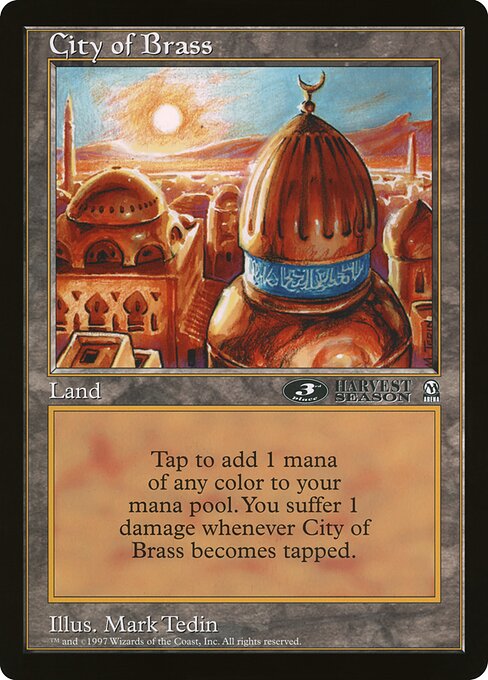 City of Brass — Oversized League Prizes #18, art by Mark Tedin