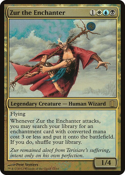 Zur the Enchanter — Commander's Arsenal Oversized #10, art by Pete Venters