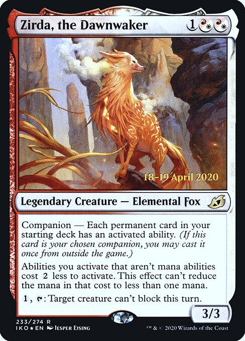 Zirda, the Dawnwaker — Ikoria: Lair of Behemoths Promos #233s, art by Jesper Ejsing