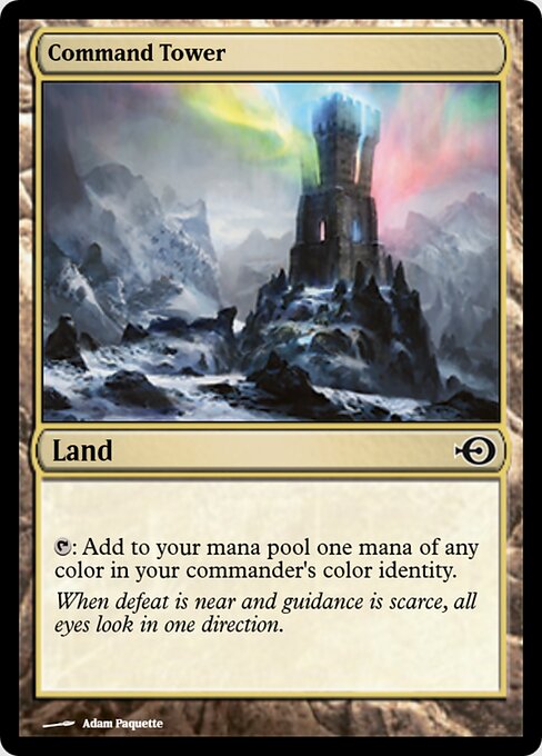 Command Tower — Magic Online Promos #47979, art by Adam Paquette