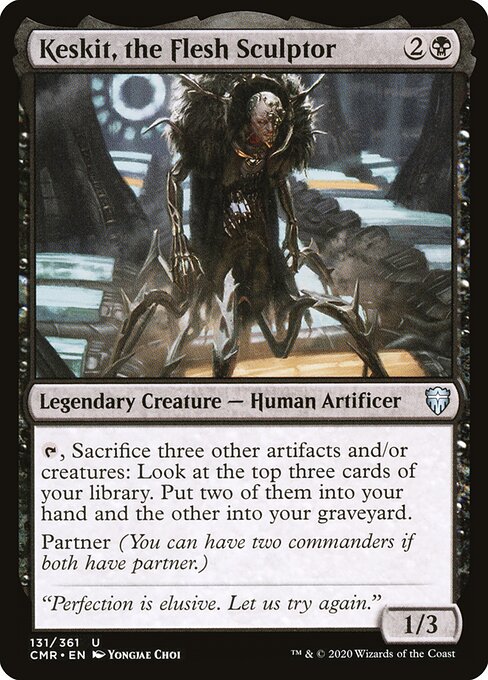 Keskit, the Flesh Sculptor — Commander Legends #131, art by Yongjae Choi