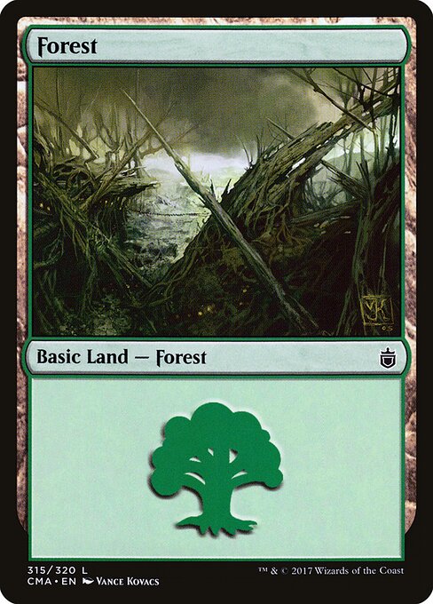 Forest — Commander Anthology #315, art by Vance Kovacs