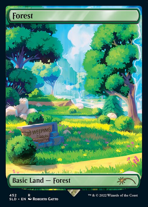 Forest — Secret Lair Drop #452, art by Roberto Gatto