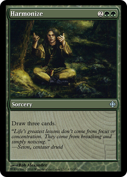 Harmonize — Magic Online Theme Decks #A75, art by Rob Alexander