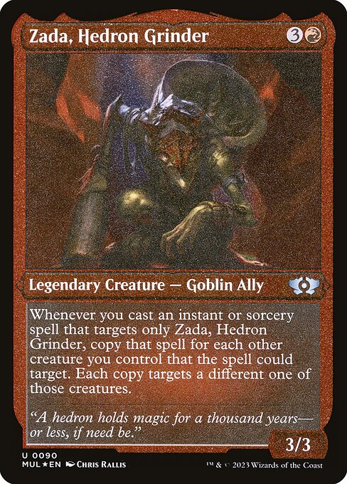 Zada, Hedron Grinder — Multiverse Legends #90, art by Chris Rallis