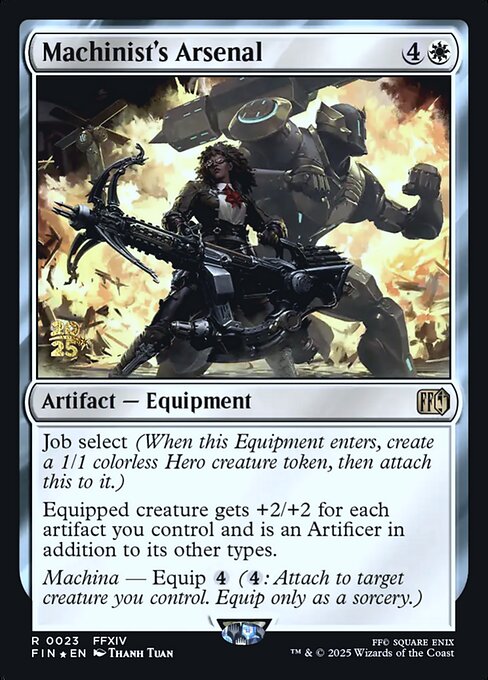 Machinist's Arsenal — Final Fantasy Promos #23s, art by Thanh Tuấn