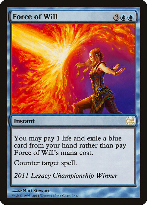 Force of Will — Legacy Championship #2011, art by Matt Stewart