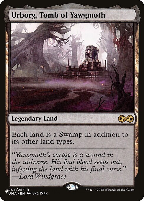Urborg, Tomb of Yawgmoth — The List #UMA-254, art by Jung Park