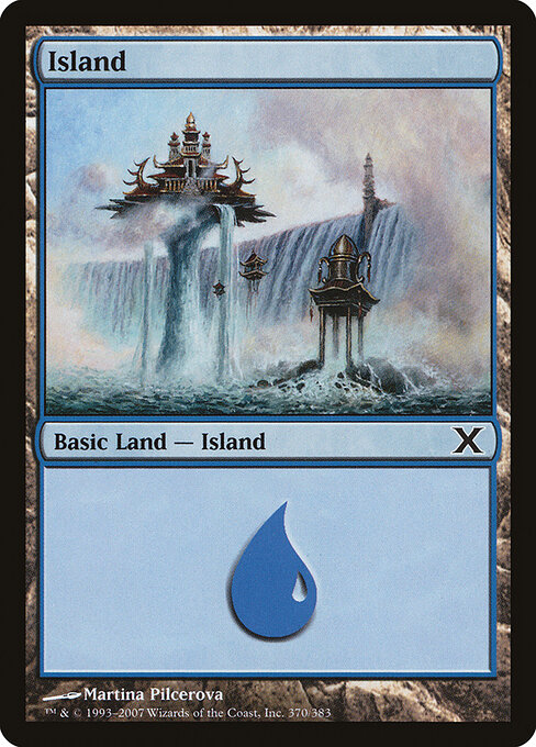 Island — Tenth Edition #370, art by Martina Pilcerova
